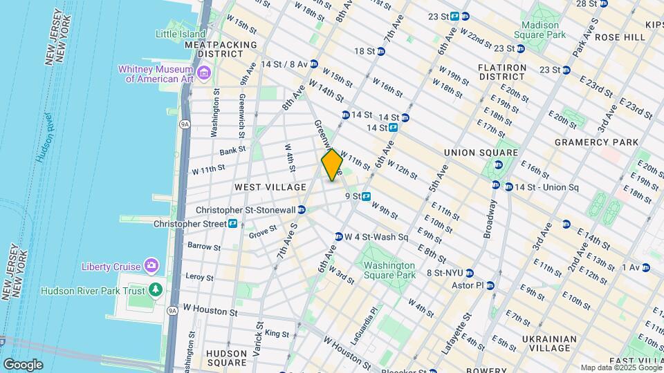 141 W 10th St Mapa y Detalles de la Ubicación