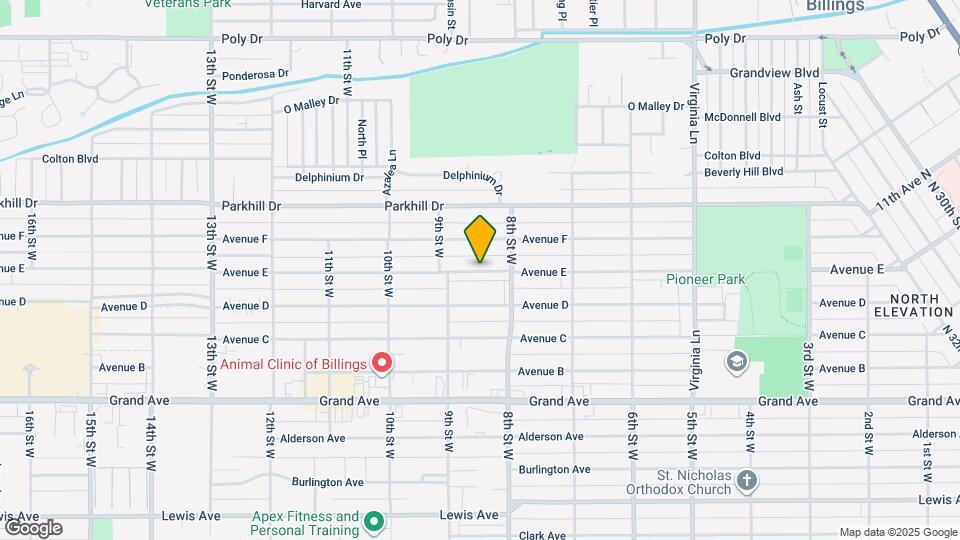 851 Avenue E Map and Location Details
