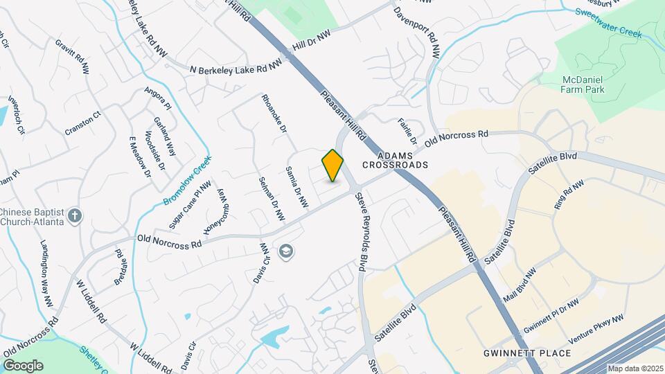 3613 Gainesway Trace Map and Location Details