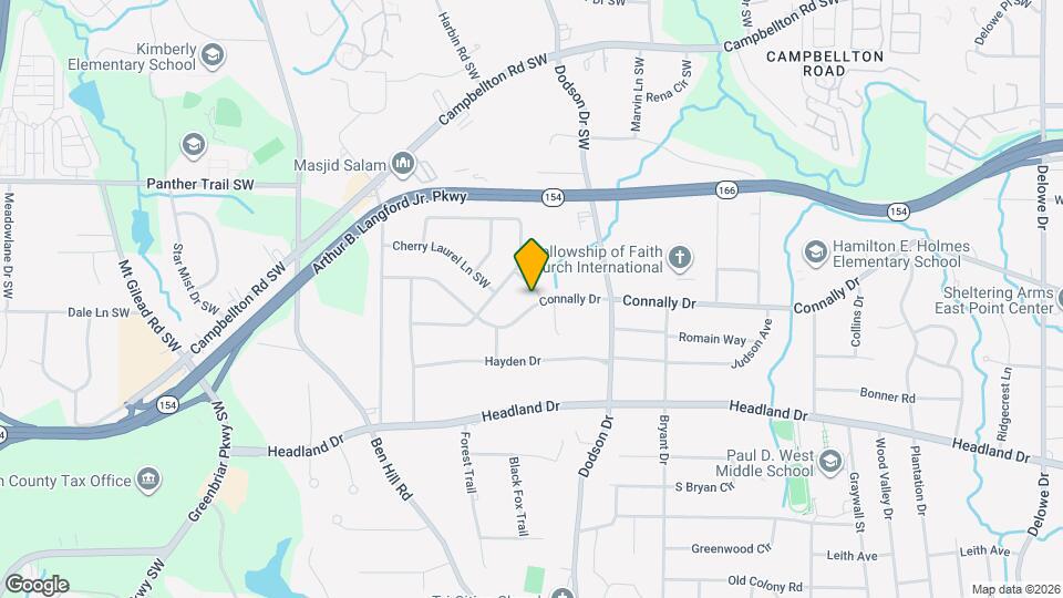 2701 Connally Dr Map and Location Details