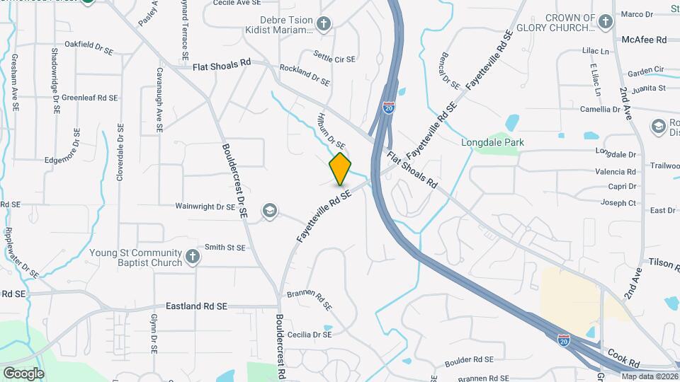1093 Fayetteville Rd SE Map and Location Details