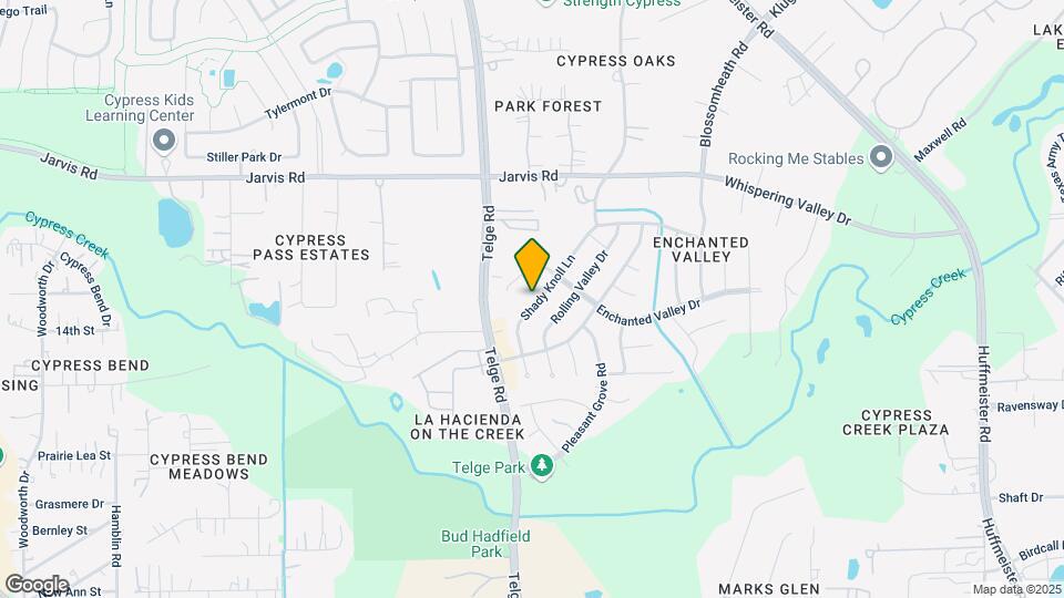 12811 Shady Knoll Ln Map and Location Details