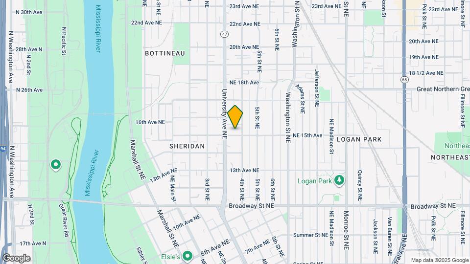 349 15th Ave NE, Unit UNIT 1 Map and Location Details