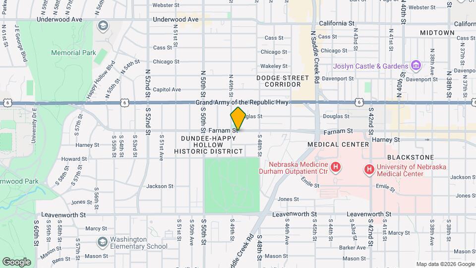 4837 Farnam St Mapa y Detalles de la Ubicación