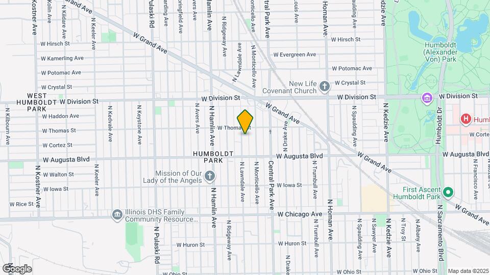 1039 N Lawndale Ave Mapa y Detalles de la Ubicación