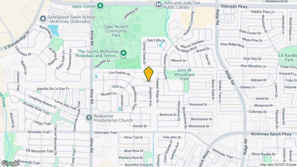 6808 Badlands Dr Map and Location Details