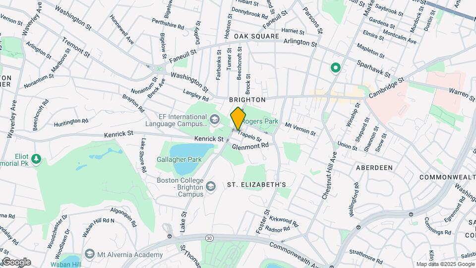 7 Trapelo St, Unit 2 Map and Location Details