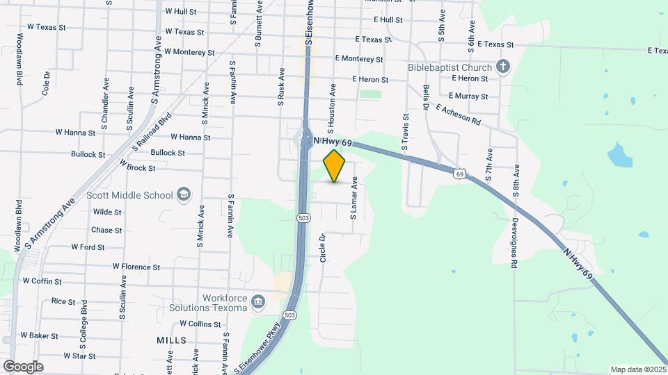 104 E Prospect St Map and Location Details
