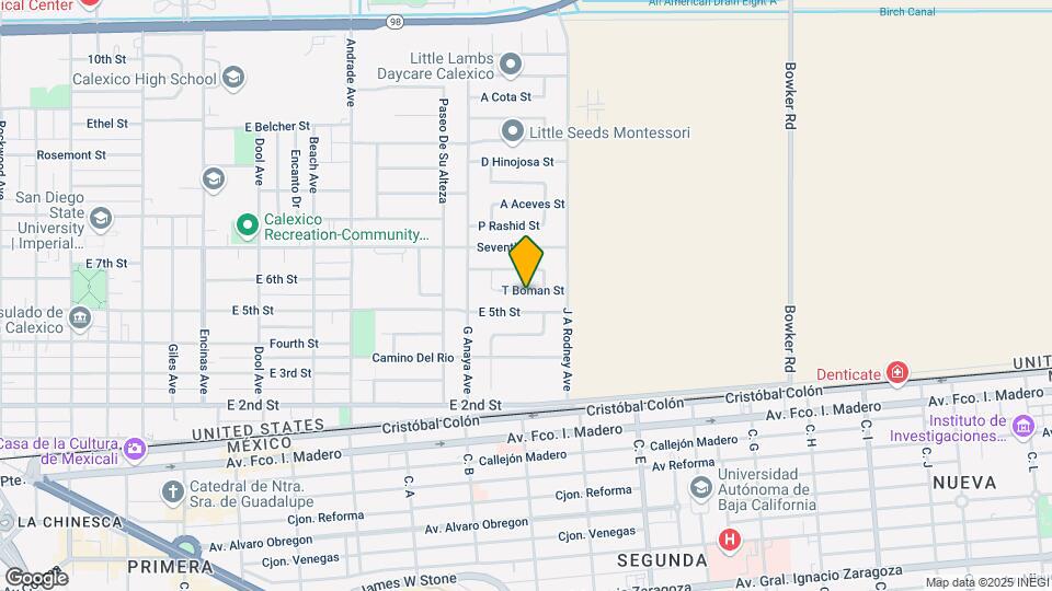 1236 T Boman St, Unit Studio Mapa y Detalles de la Ubicación