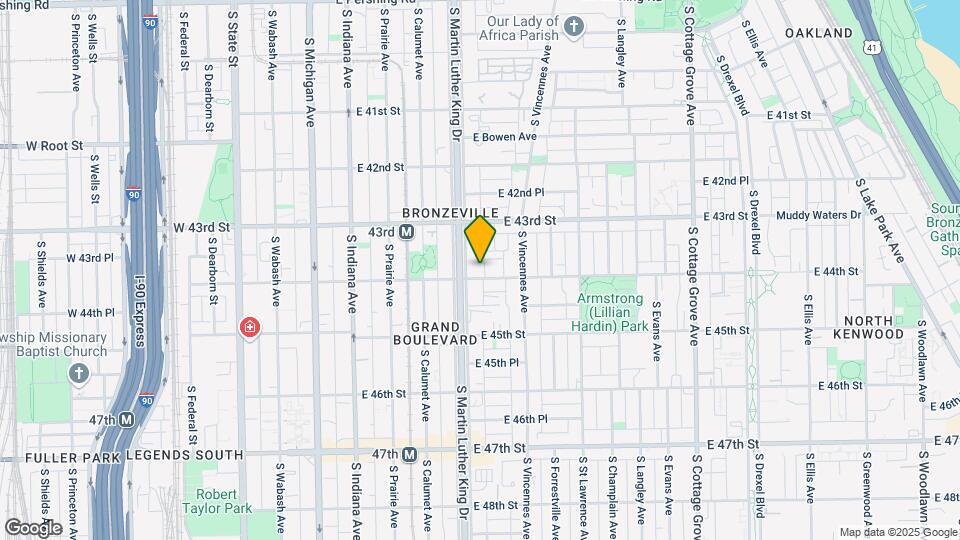 416 E 44th St Mapa y Detalles de la Ubicación