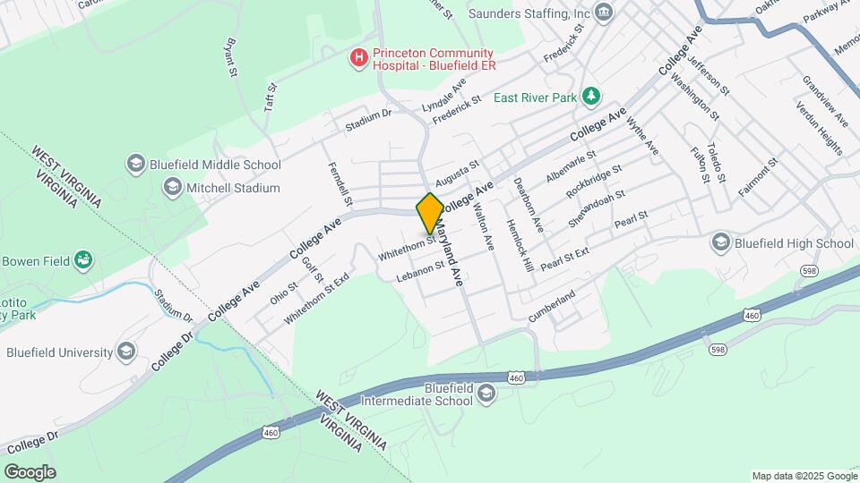 1335 Whitethorn St Map and Location Details