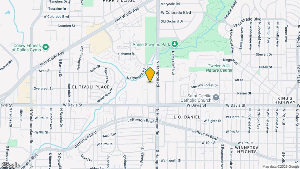 732 N Boulevard Terrace Map and Location Details