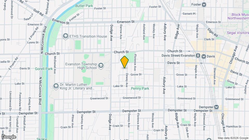 1566 Dewey Ave, Unit 2R Map and Location Details