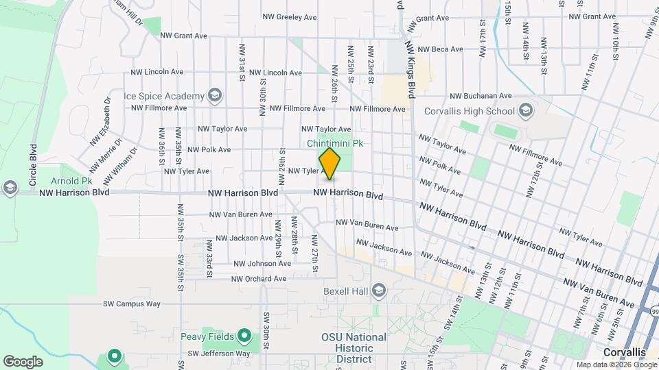 2615 NW Harrison Blvd Map and Location Details
