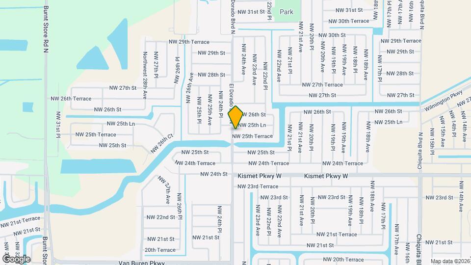 2325 NW 25th Terrace Map and Location Details