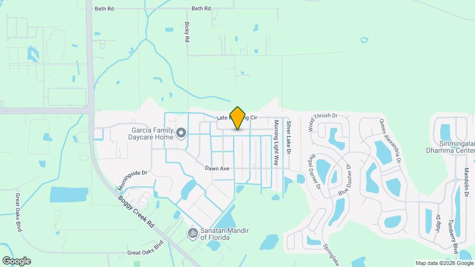 3622 Late Morning Cir Map and Location Details