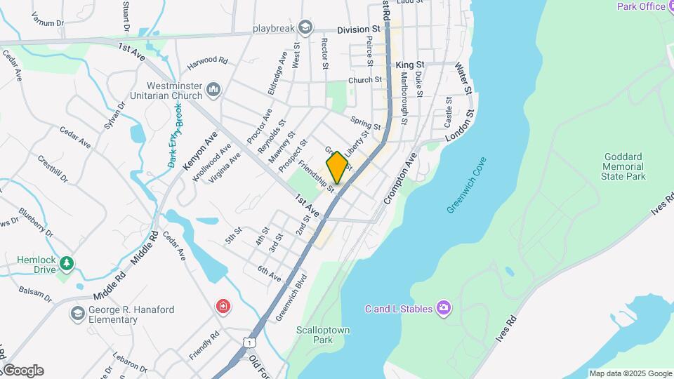 585 Main St Map and Location Details