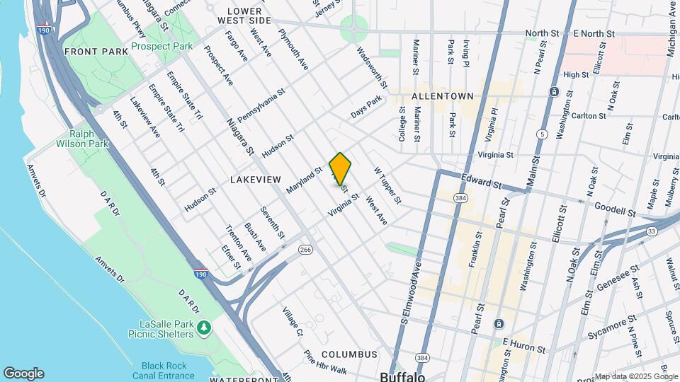 84 10th St Map and Location Details