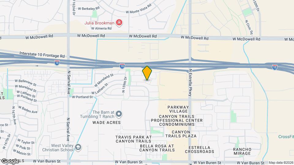15796 W Latham St Map and Location Details