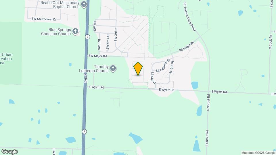 202 SW Rose St Map and Location Details