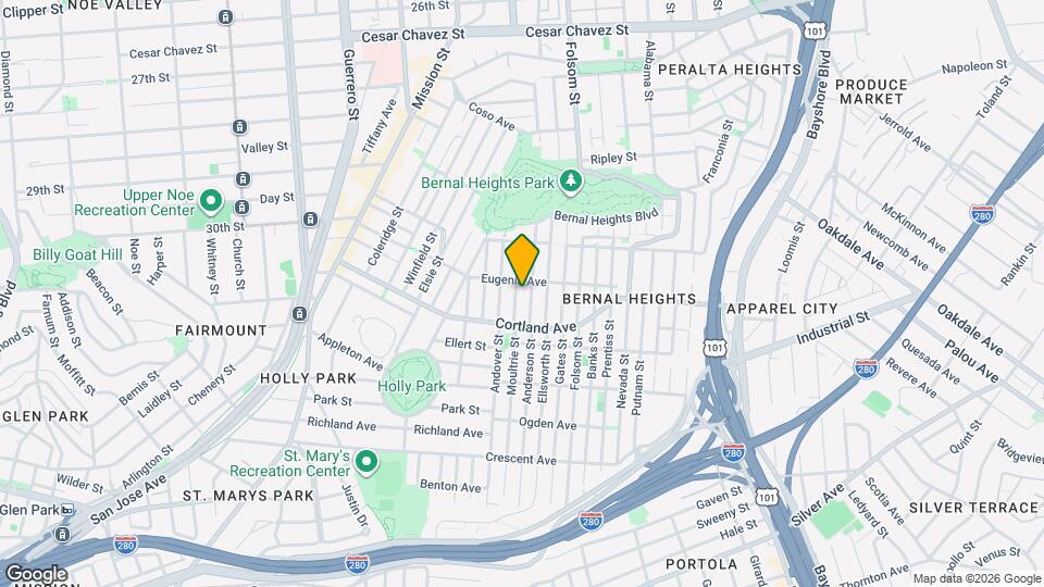 321 Moultrie St Map and Location Details