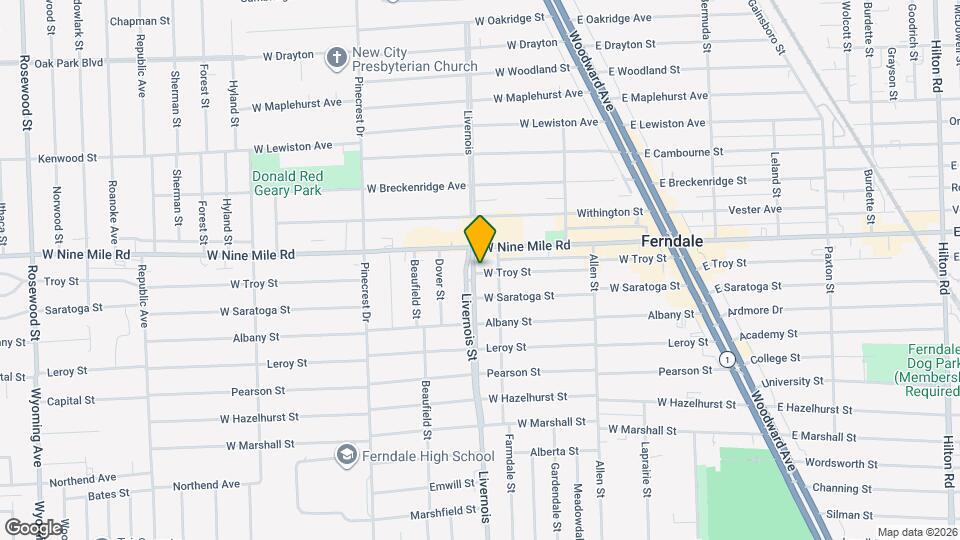 640 W Troy St Mapa y Detalles de la Ubicación