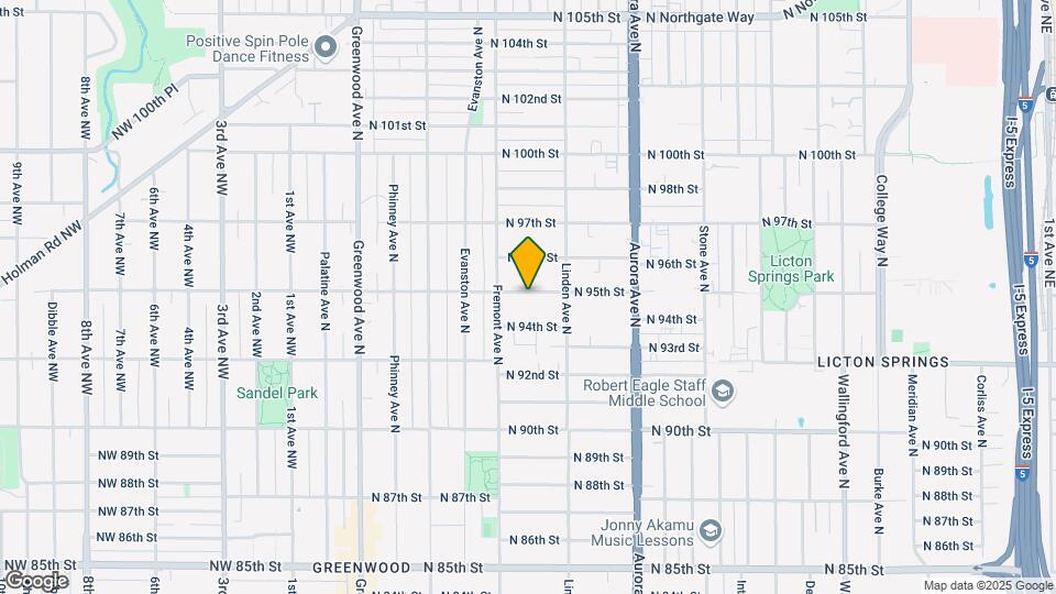723 N 95th St Map and Location Details