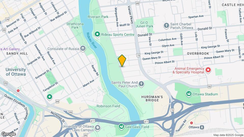 1089 N River Rd Map and Location Details