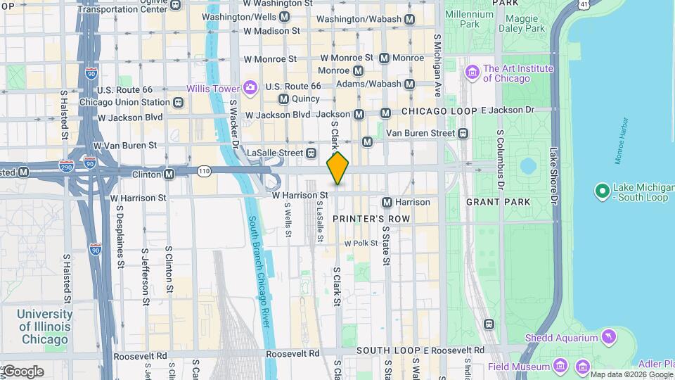643 S Clark St, Unit 0911 Mapa y Detalles de la Ubicación