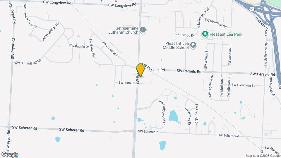 1336 SW Winthrop Dr Map and Location Details