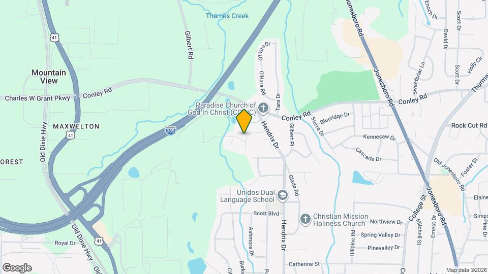 480 Evergreen Dr Map and Location Details