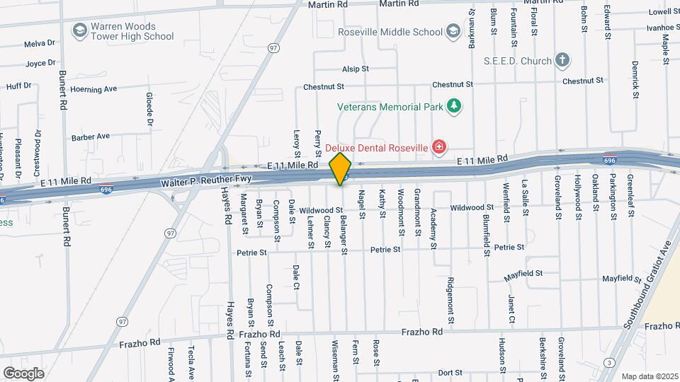 26751 Belanger St Map and Location Details