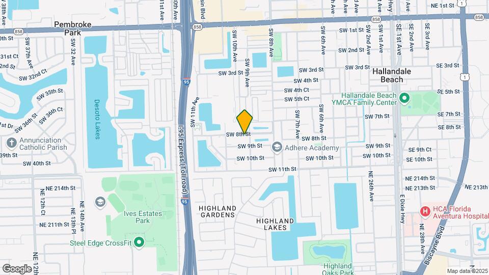 907 SW 8th St Map and Location Details