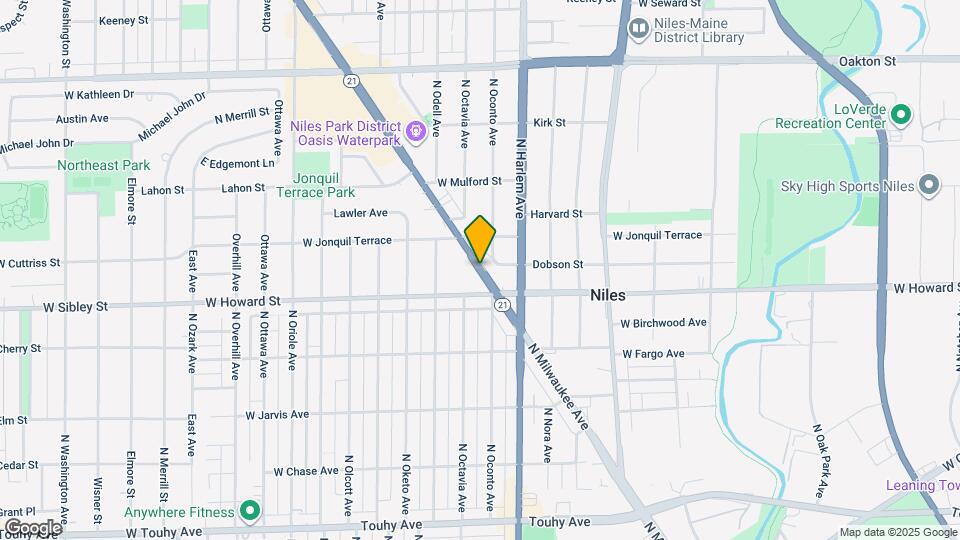 7628 N Milwaukee Ave, Unit ONE BED Map and Location Details