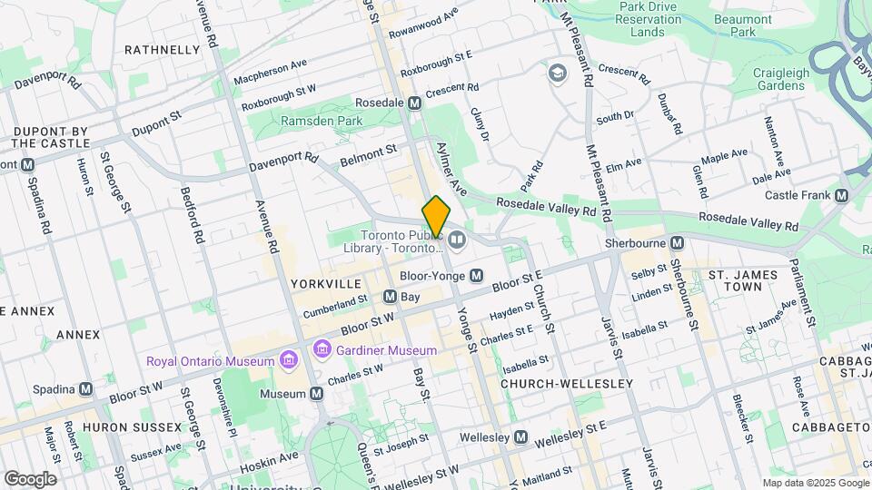 18 Yorkville Map and Location Details