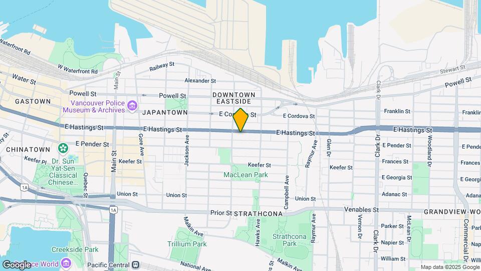 YWCA Housing Map and Location Details