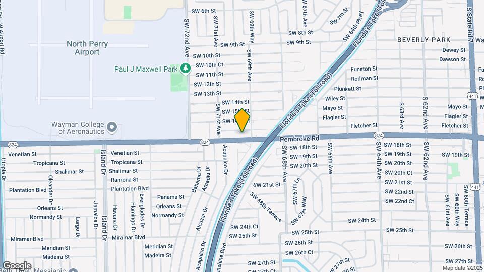6921-7007 Pembroke Rd Map and Location Details