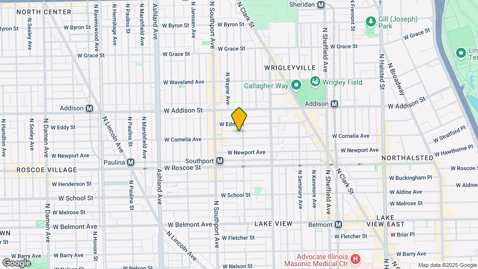 1306 W Cornelia Ave Map and Location Details