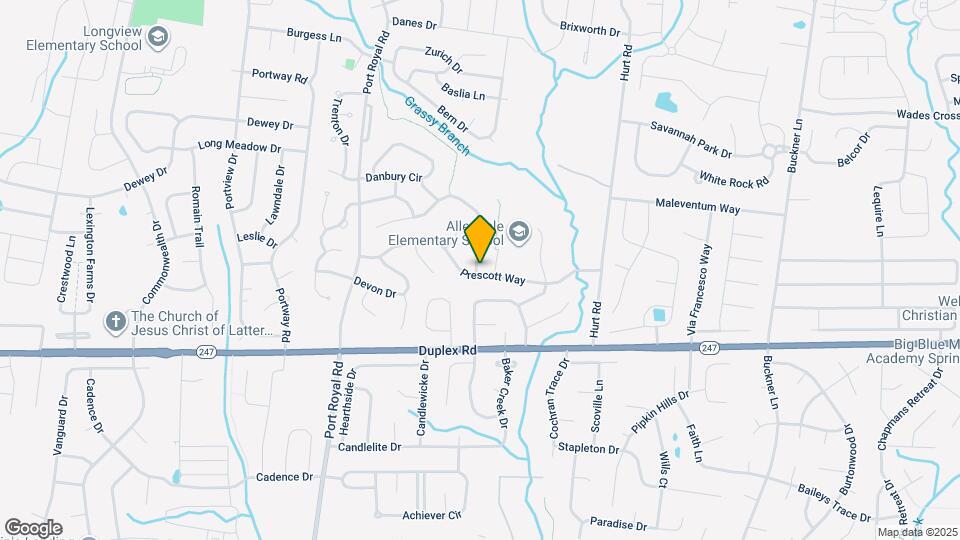 2098 Prescott Way Map and Location Details