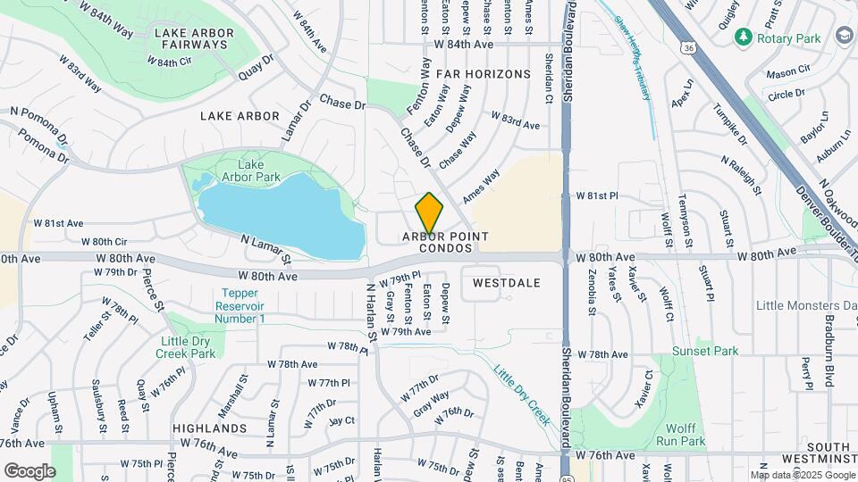 5690 W 80th Pl Map and Location Details