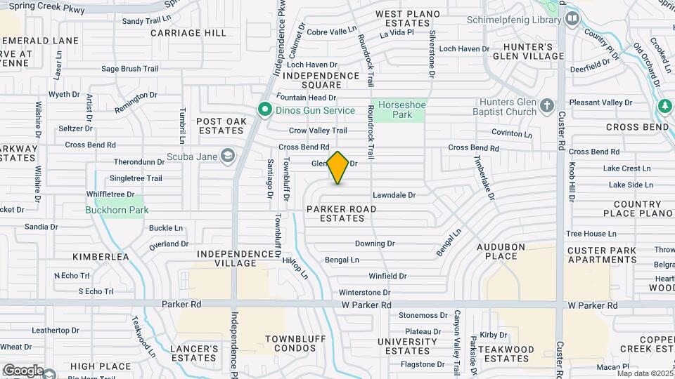 2729 Lawndale Dr Map and Location Details