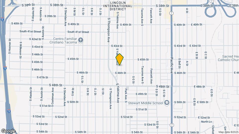 4521 S Yakima Ave Mapa y Detalles de la Ubicación