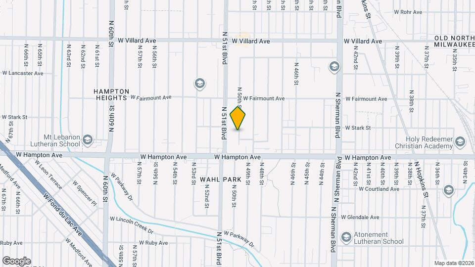 4861 N 50th St Map and Location Details