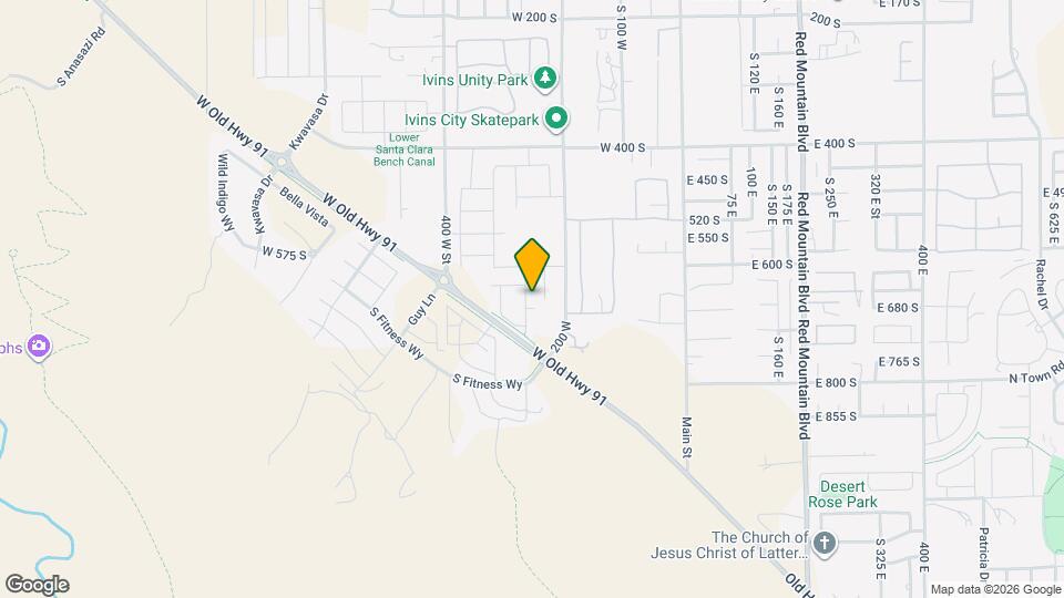 655 S Malorie Wy Map and Location Details