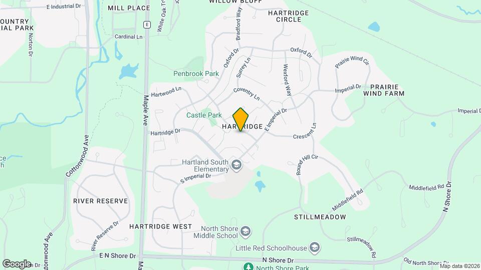 747 Penbrook Way Map and Location Details