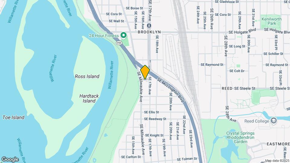 5132-5138 SE Milwaukie Ave Mapa y Detalles de la Ubicación