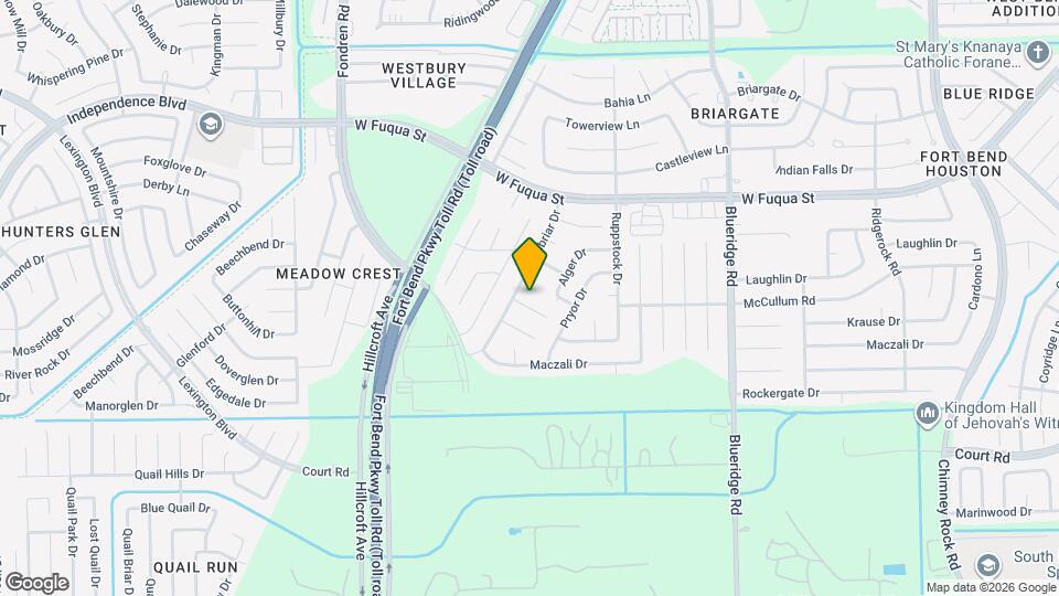 7526 Gulfbriar Pl Map and Location Details