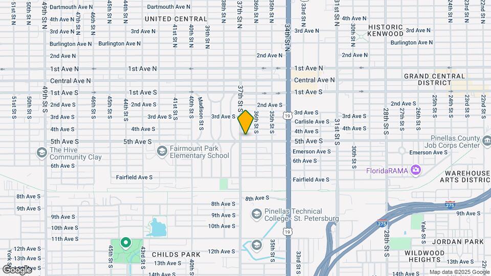 3645 5th Ave S Mapa y Detalles de la Ubicación