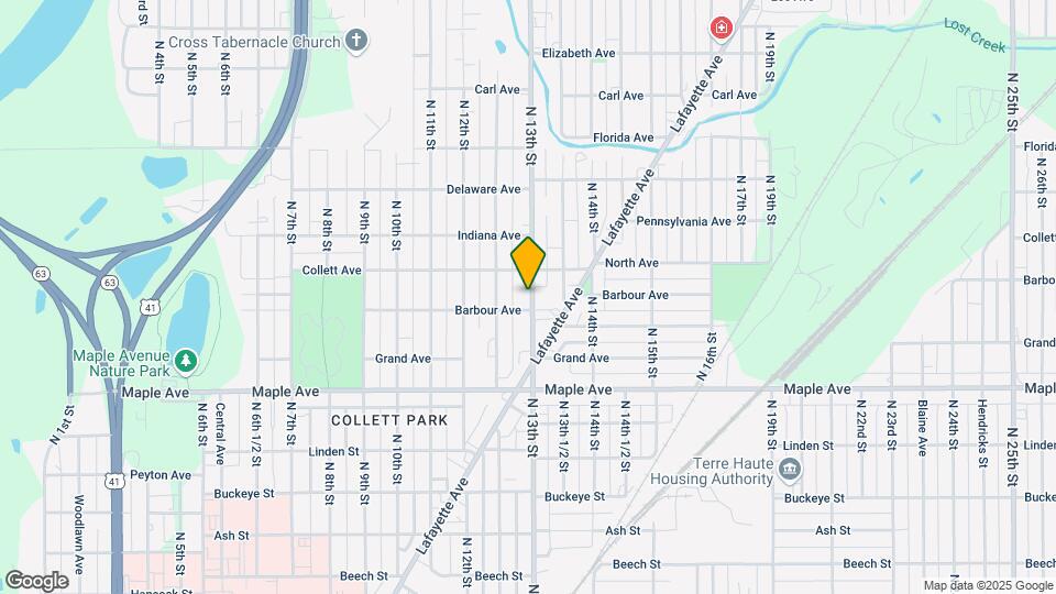 2308 N 13th St Map and Location Details
