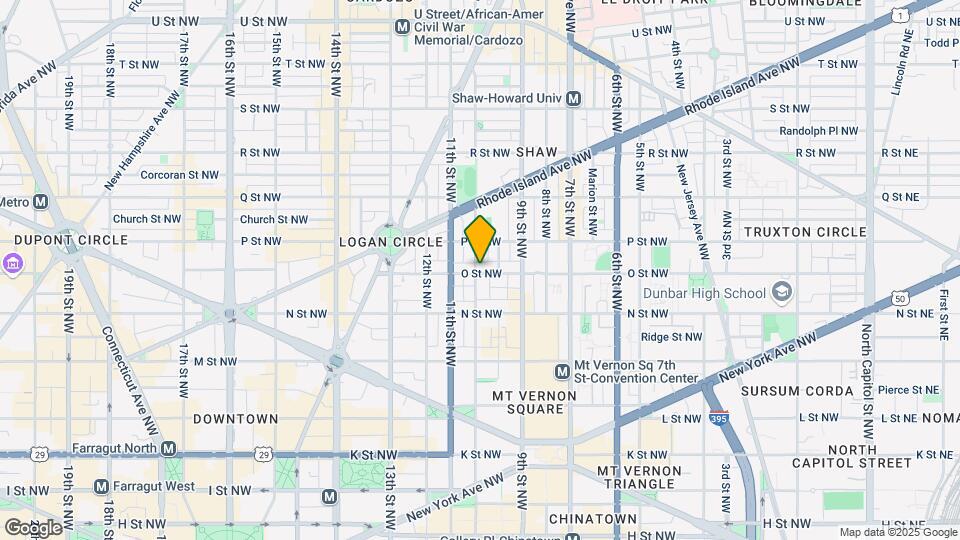 943 O St NW Mapa y Detalles de la Ubicación